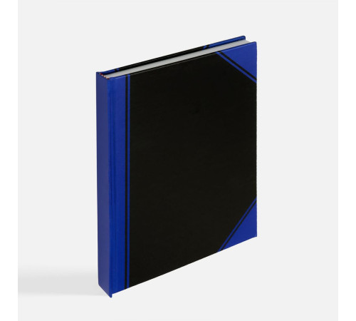 Блокнот Accenti, черный с синим