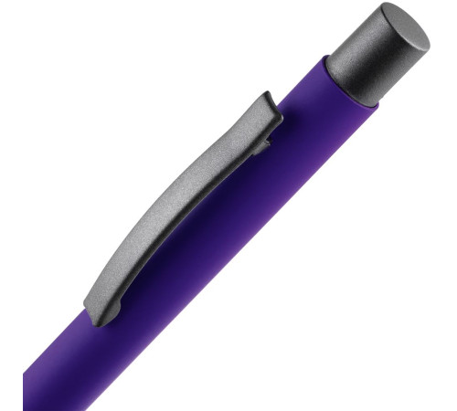 Ручка шариковая Atento Soft Touch, фиолетовая