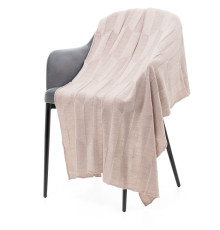 Плед Rombus, бежевый меланж