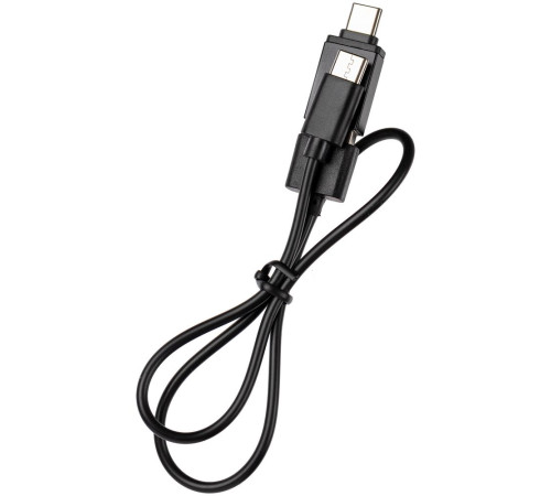 Органайзер с блокнотом и аккумулятором Oiro, черный