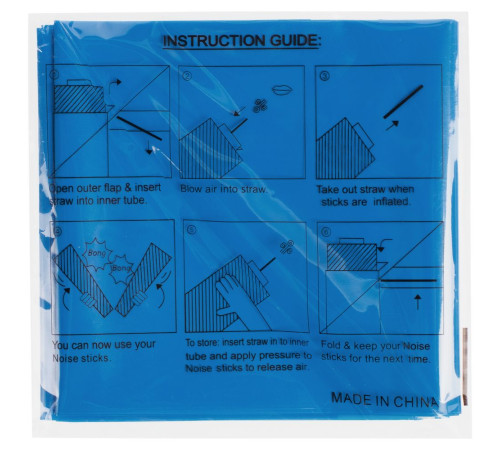 Палки-стучалки для болельщиков «Пошумим», синие