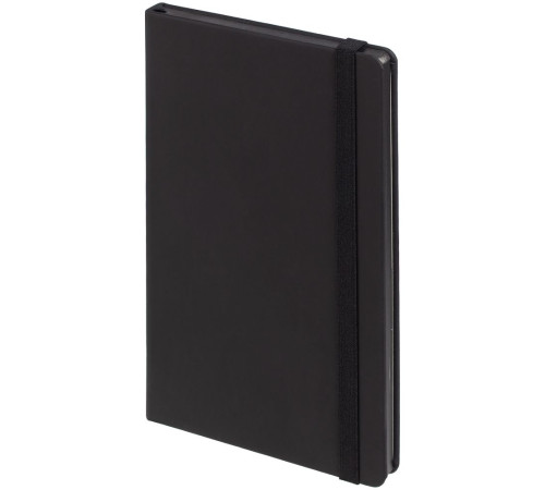 Блокнот Shall, в линейку, черный