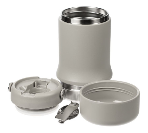 Термос для еды Tabenodo, серый