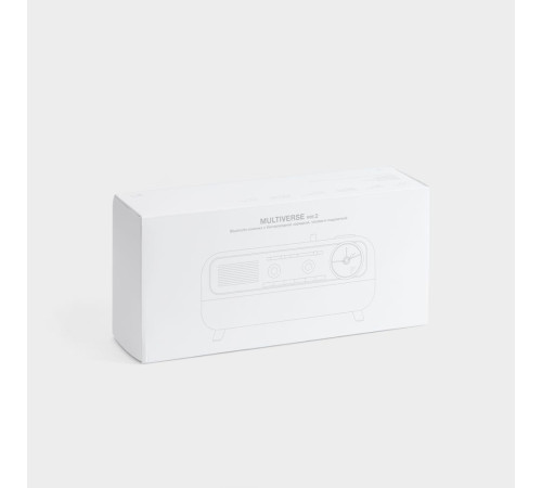 Bluetooth-колонка с беспроводной зарядкой, часами и подсветкой Multiverse, ver.2