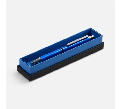 Ручка шариковая Arvent Glossy в футляре, синяя