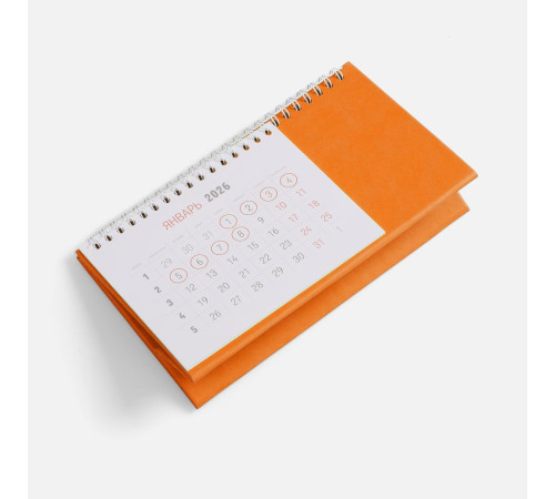 Календарь настольный Brand, оранжевый