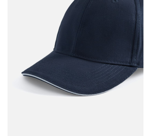 Бейсболка Buffalo, темно-синяя с белым