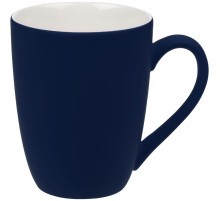 Кружка Good Morning с покрытием софт-тач, ver.2, темно-синяя