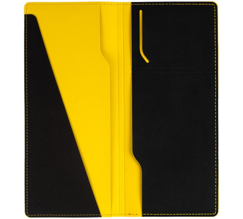 Дорожный органайзер Multimo, черный с желтым