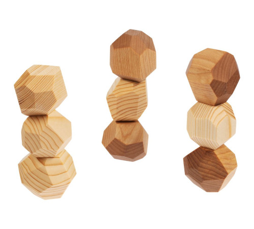 Игра «Гора камней», сосна и береза, 9 элементов