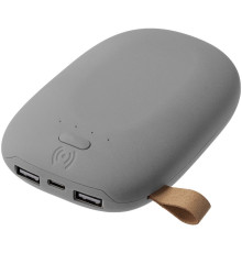 Аккумулятор с беспроводной зарядкой Pebble Wireless 9000 мАч, серый
