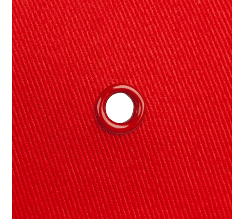 Бейсболка Canopy, красная с белым кантом