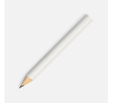 Карандаш простой Mini, белый