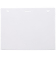 Карман для бейджа Lucid, горизонтальный, из фактурного ПВХ