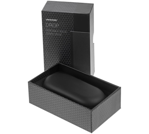 Портативный внешний диск SSD Uniscend Drop, 256 Гб, серебристый