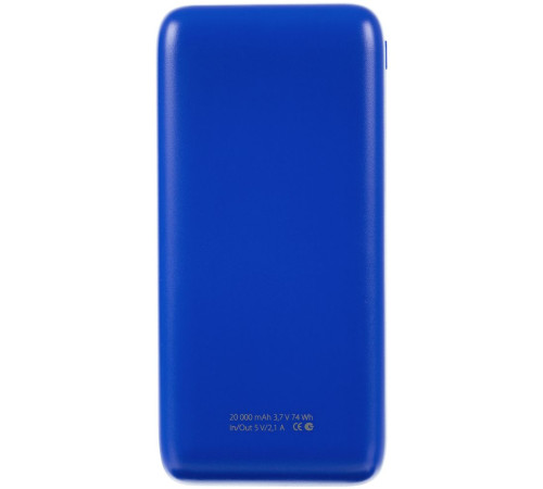 Внешний аккумулятор Gamechanger 20000 мАч, синий