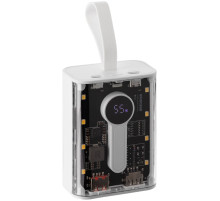 Аккумулятор с быстрой зарядкой Trellis Quick 10000 мАч, белый