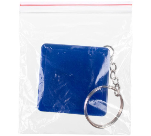 Брелок с рулеткой Square, ver.2, синий