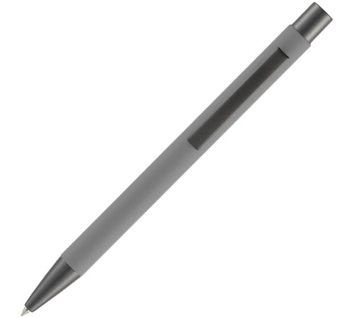 Ручка шариковая Atento Soft Touch, серая