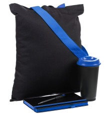 Набор Velours Bag, черный с синим