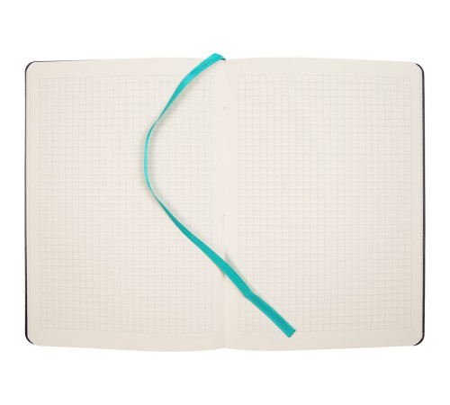 Блокнот Verso в клетку, бирюзовый