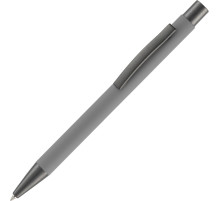 Ручка шариковая Atento Soft Touch, серая