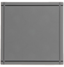 Лейбл из ПВХ Dzeta, L, серый