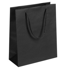 Пакет бумажный Vid M, черный