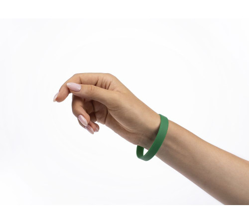 Силиконовый браслет Valley, зеленый