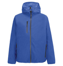 Куртка софтшелл с капюшоном мужская Falcon Men, ярко-синяя (royal)